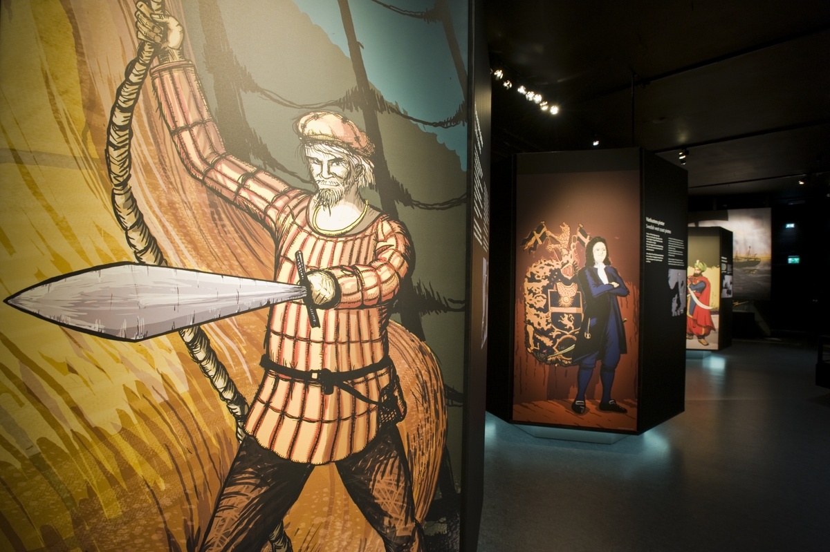 Utställningen Vem är pirat?
Sjöhistoriska museet. Illustrationerna i utställningen är gjorda av Stefan Lindblad.