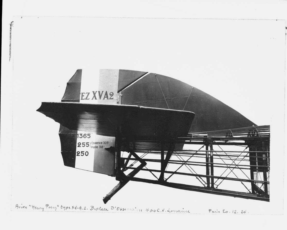 Halepartiet på ett fly, Potez XV A2