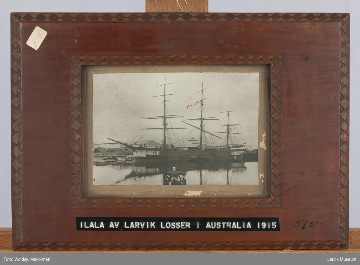 Fyllrigger Ilala av Larvik losser i Australia 1915