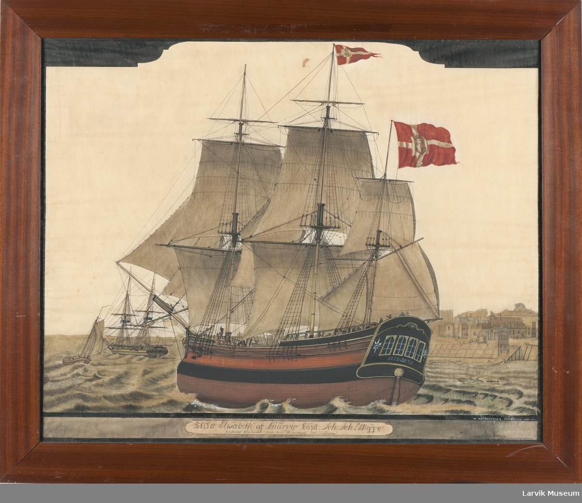 ELISABETH
Nasjon: Norsk
Type: Fullrigger
Byggeår: 1746
Byggested: Arendal, Norge