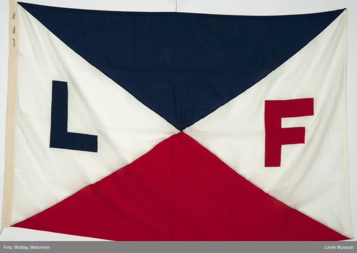 Flagg Larvik-Fredrikshavnfergen (LF)