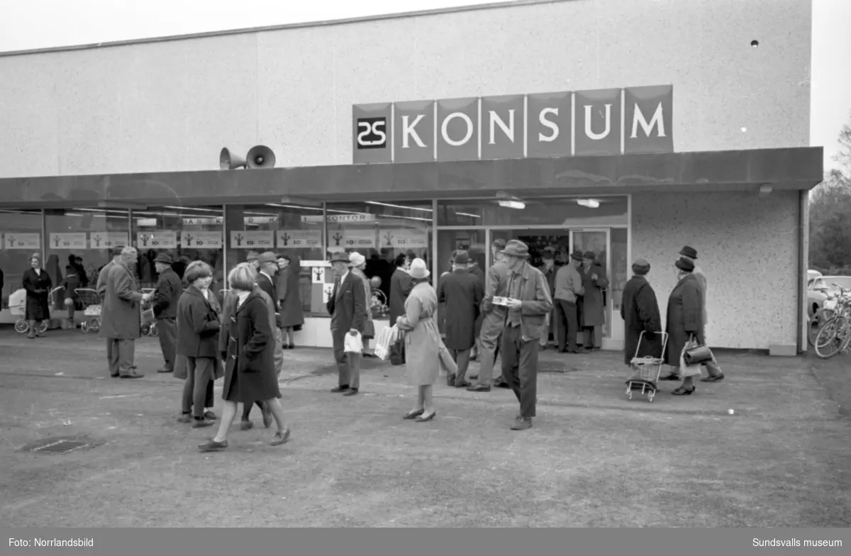Invigning av nya Konsum i Kvissleby.