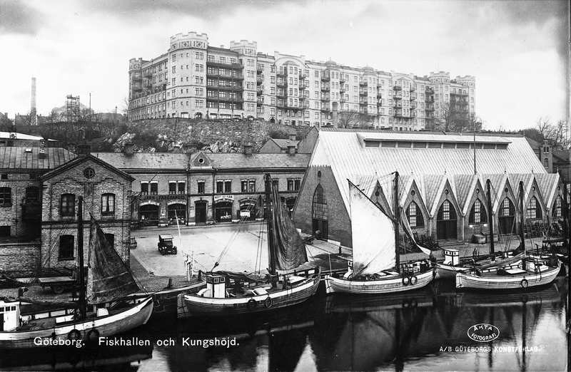 Fiskhallen och Kungsh&ouml;jd.