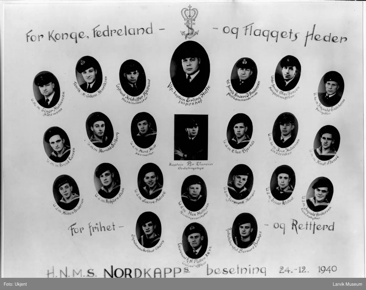 HNMS Nordkapps bestning 1940