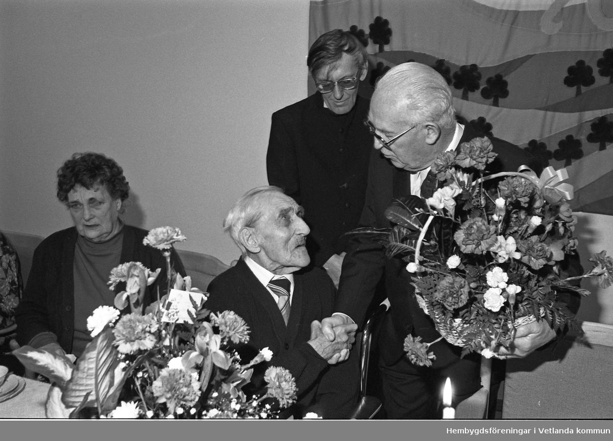 Kola-Pelle 100år, Ekebo, den 4 november 1989. 

Bäckseda hembygdsförening