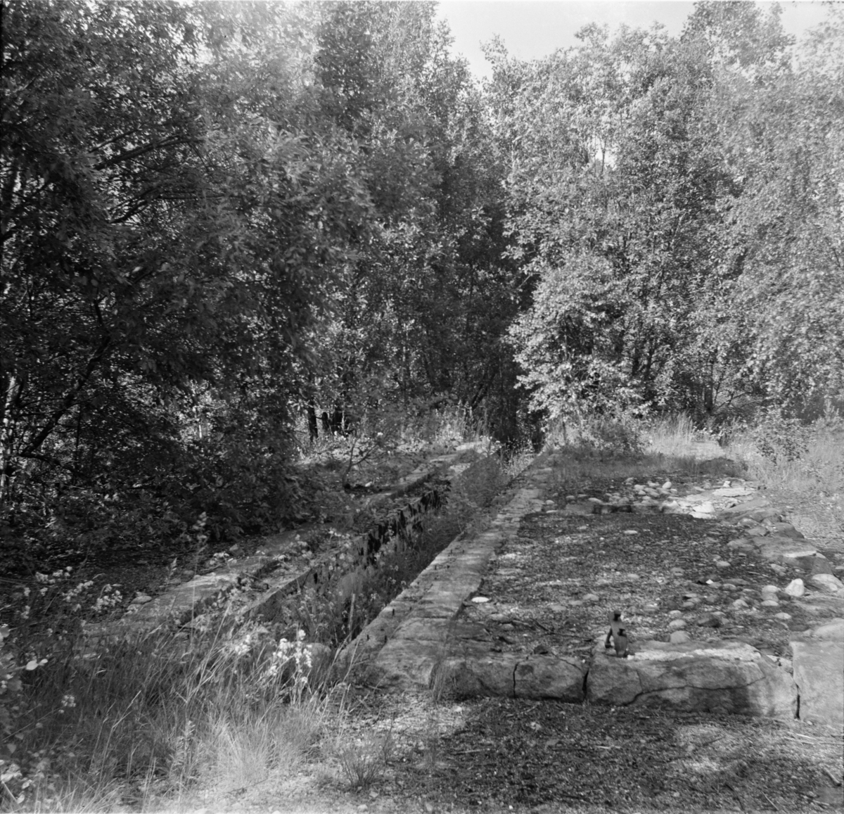 Smøregraven i den gamle smalsporlokomotivstallen på Åmli stasjon.