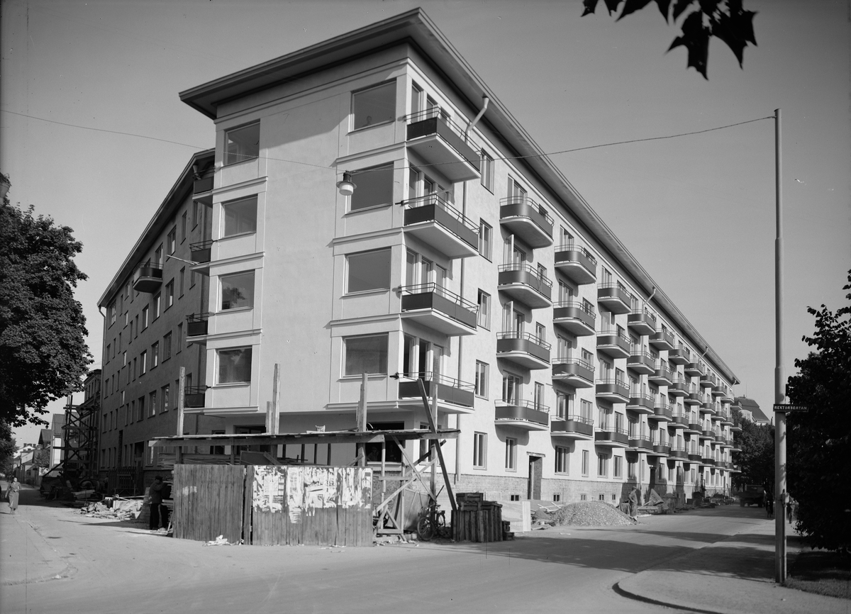 Börjegårdarna, kvarteret Vindhem, Börjegatan - Odensgatan, Uppsala 1936
