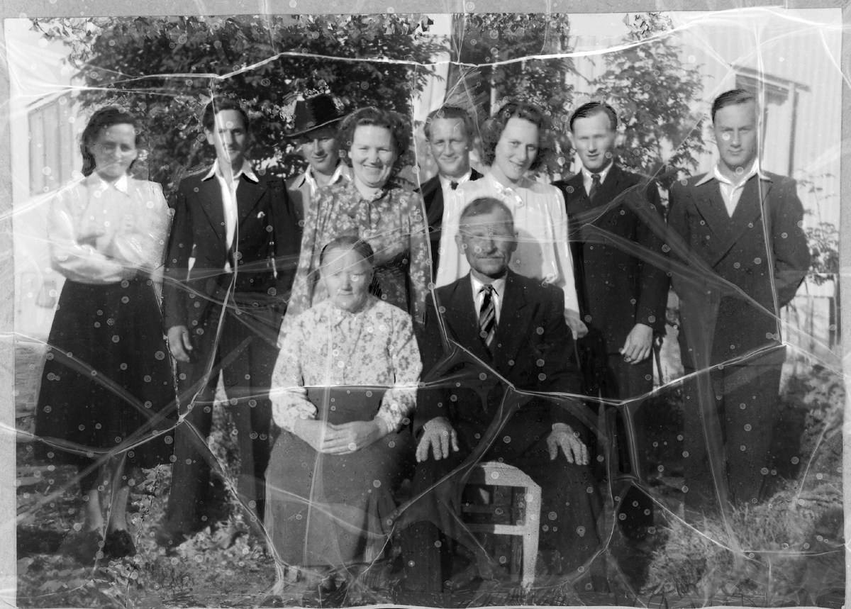 Familiebilde fra Nikkeby i Skjervøy (kopiplate)
