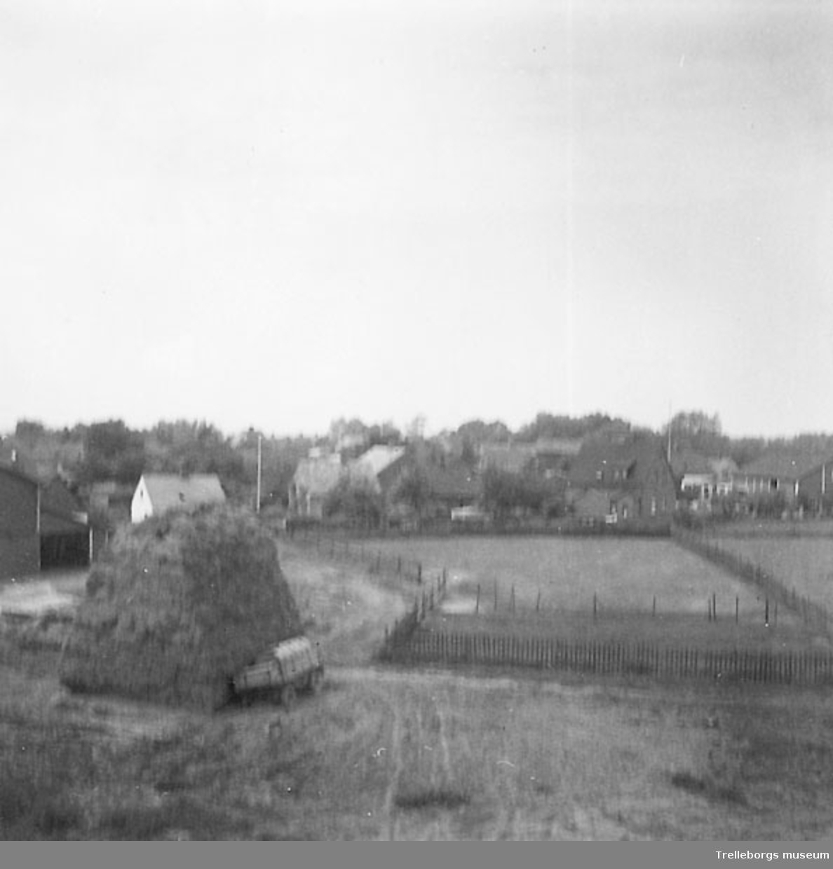 Utsikt från Frennemöllan mot väster år 1961