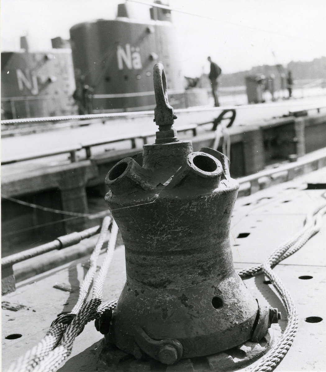 Foto visande ankarspel ubåten "Neptun".