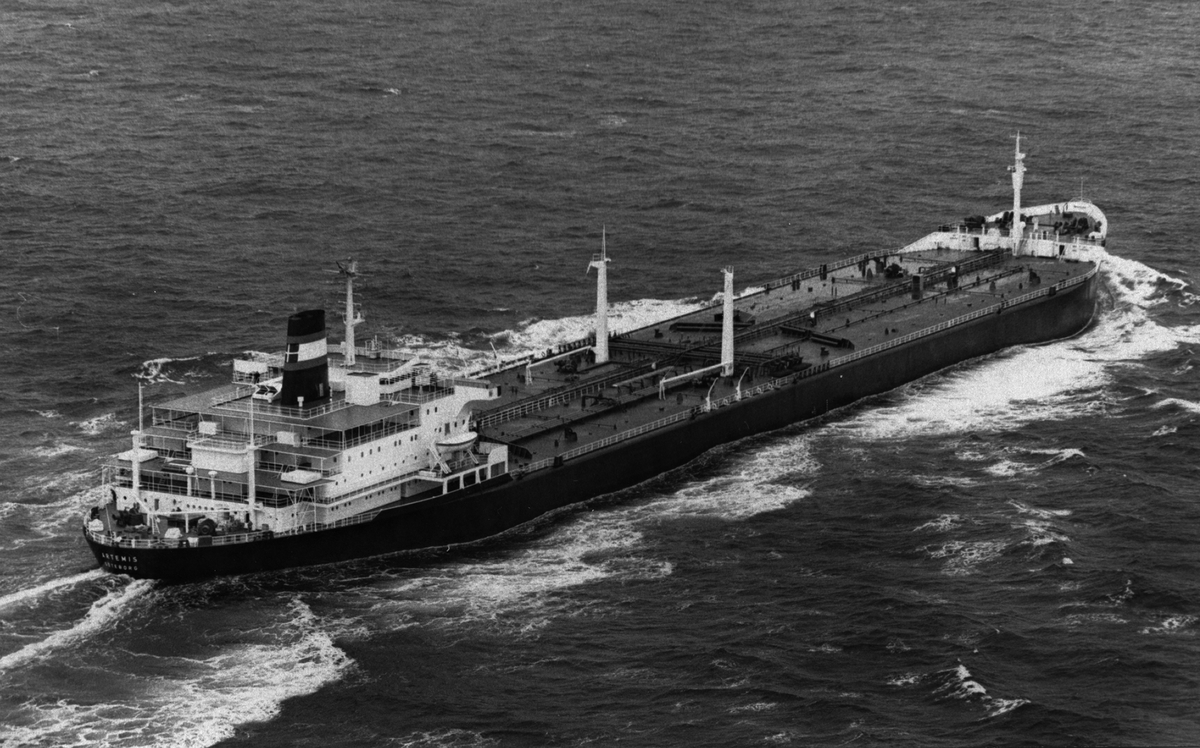 Eriksberg levererade den 27 juni 1968 96.600 tons d.w. tankmotorfartyget "ARTEMIS", byggt för Partrederiet för M/T ARTEMIS.
