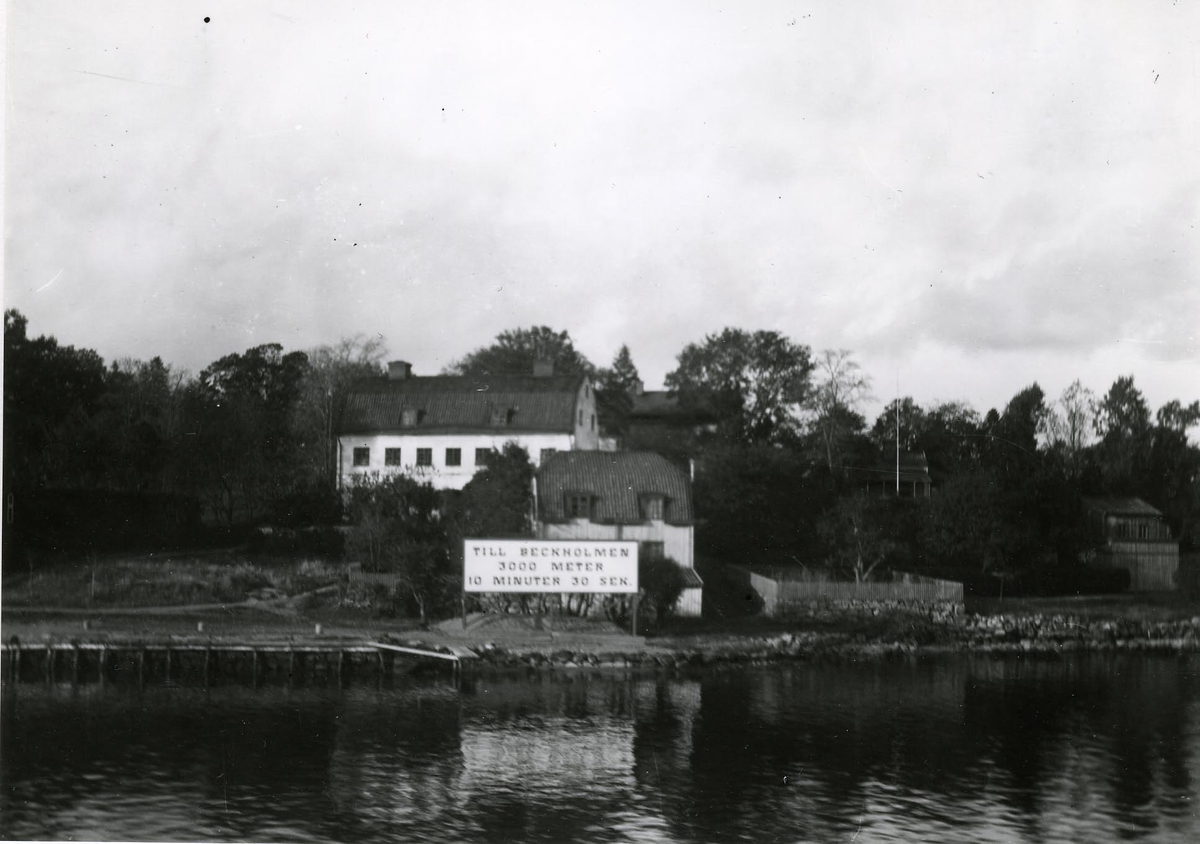 Sjötullen i Stockholm, 1890-talet.