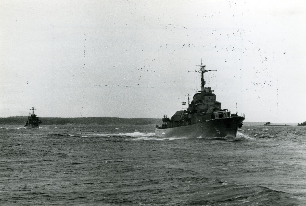 Jagarna Öland och Gävle den 31 maj 1950.