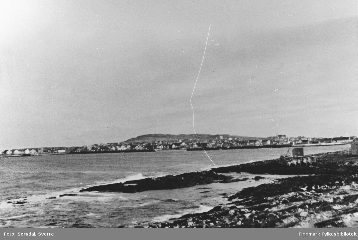 Bildet av Vardø by, 1936.
