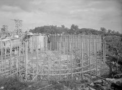 Bygging av Trondheim kommunes damanlegg på Kuhaugen