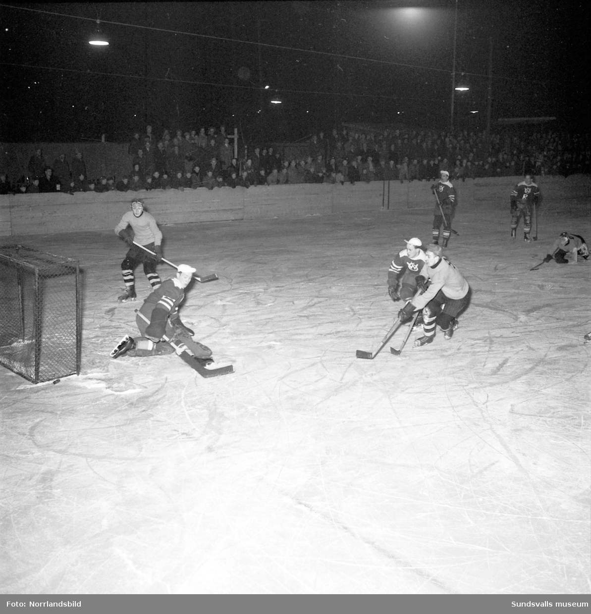 Ishockeymatch, Wifsta/Östrand-Hälsingland.