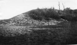 Nordre ende av byvollen - "Børarmen" i Sarpsborg, 1936.