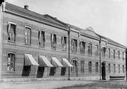 Sykehuset i Gamlebyen i Fredrikstad i Tøihusgaten 1910. 

