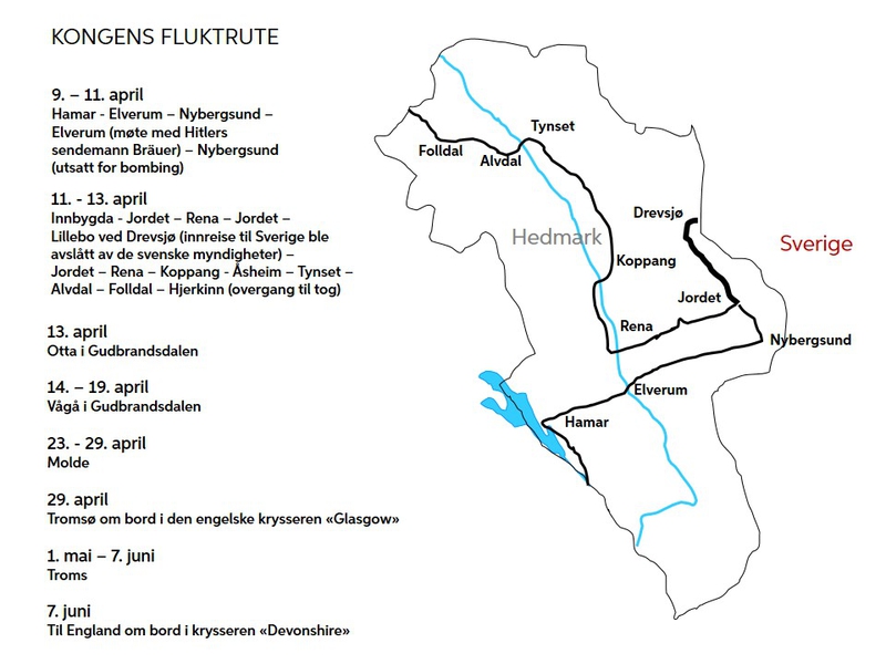 Kongens fluktrute