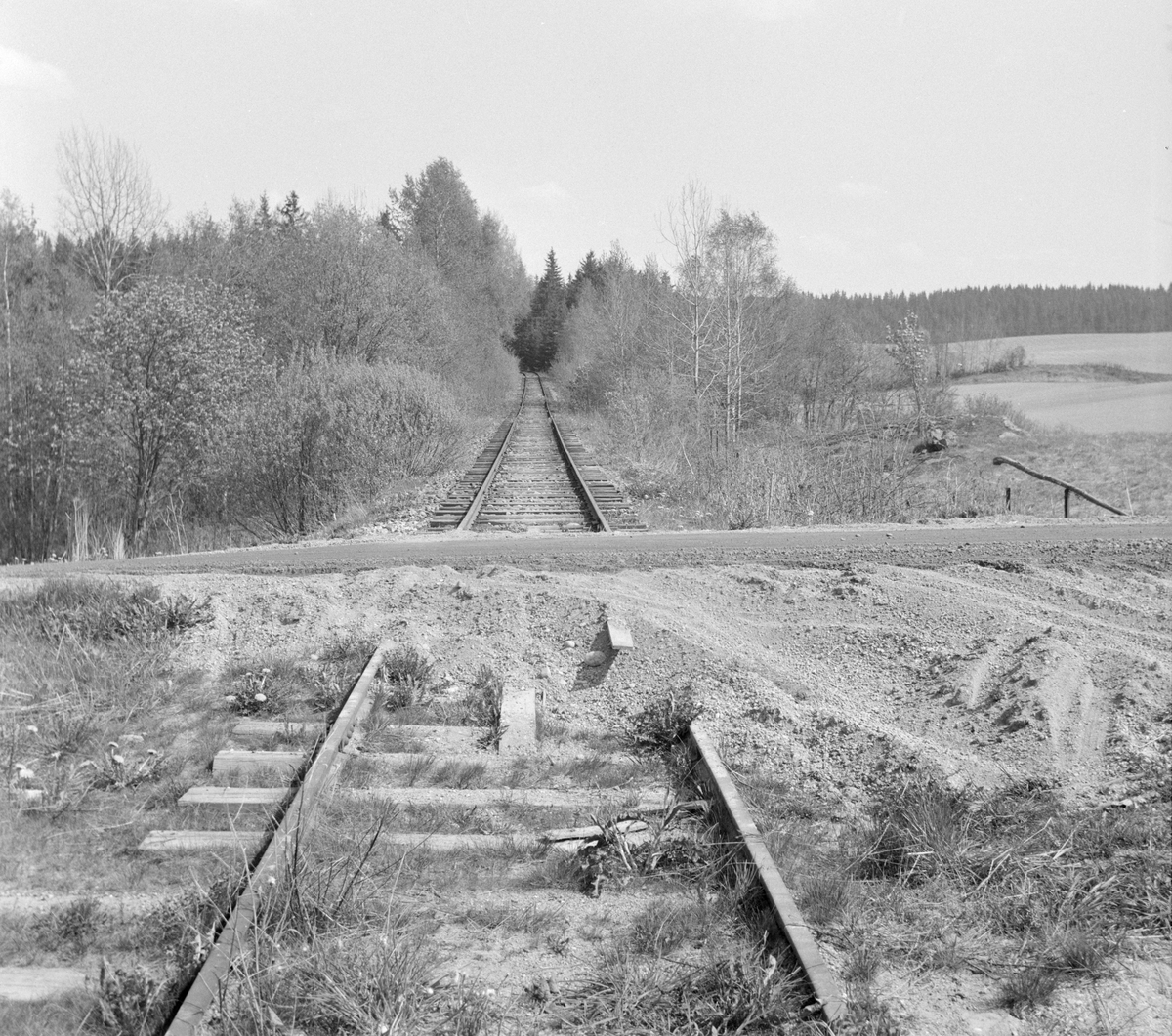 Langs traseen på den nedlagte Solbergfossbanen