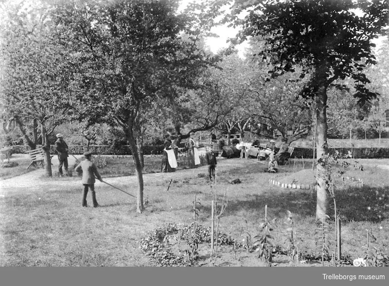 Lantgård, negativ 70:1947 18x24.