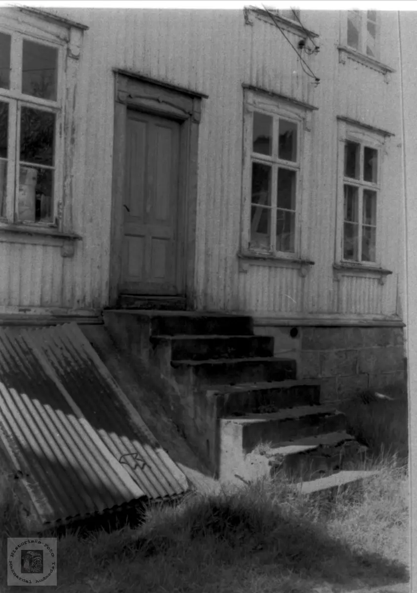 Kjøkkentrappa til det gamle kommunelokalet på Bjelland