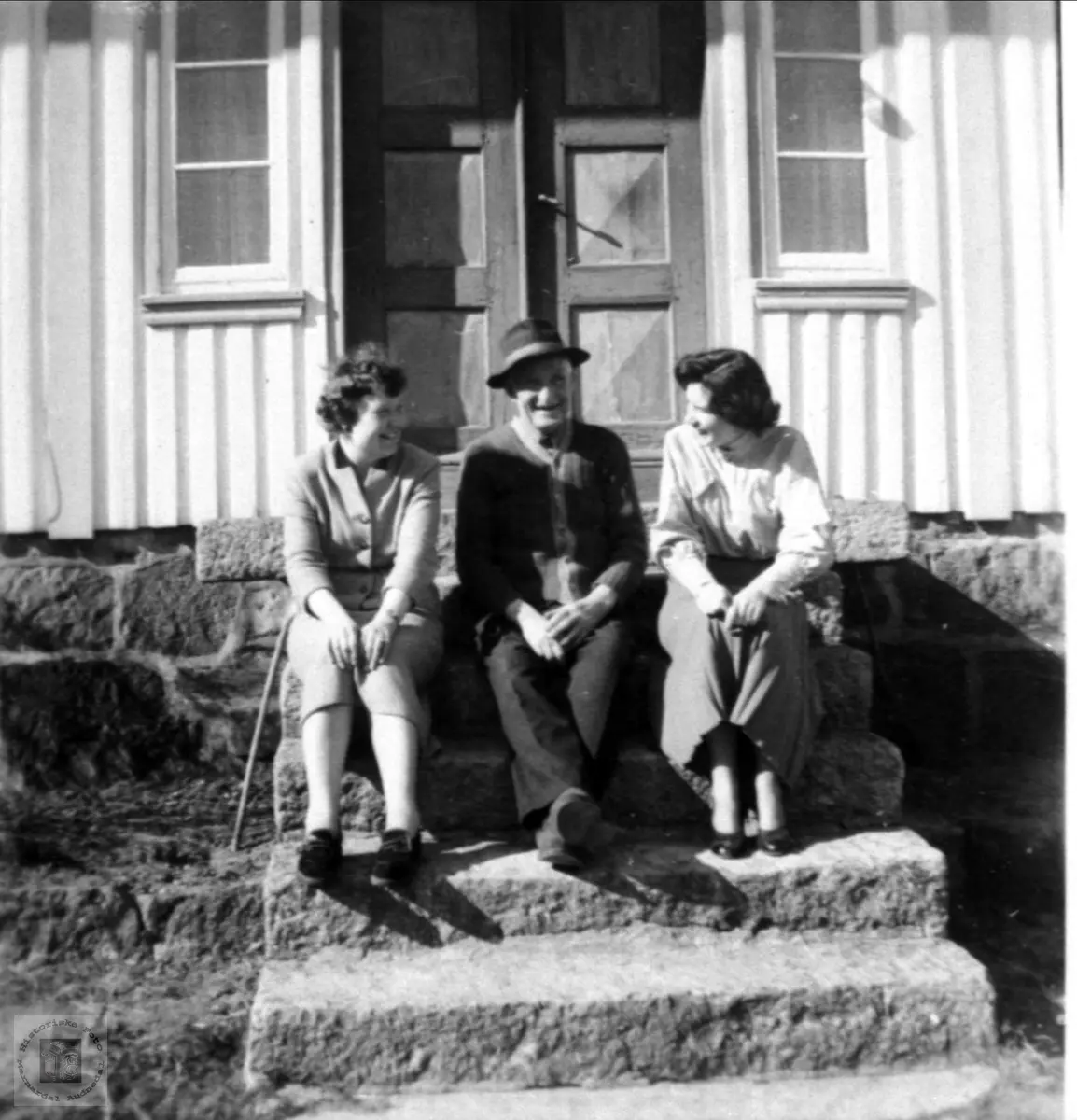 Margit Roseland, Ola Å. Foss og Gudrun Åssveen gift Rosseland