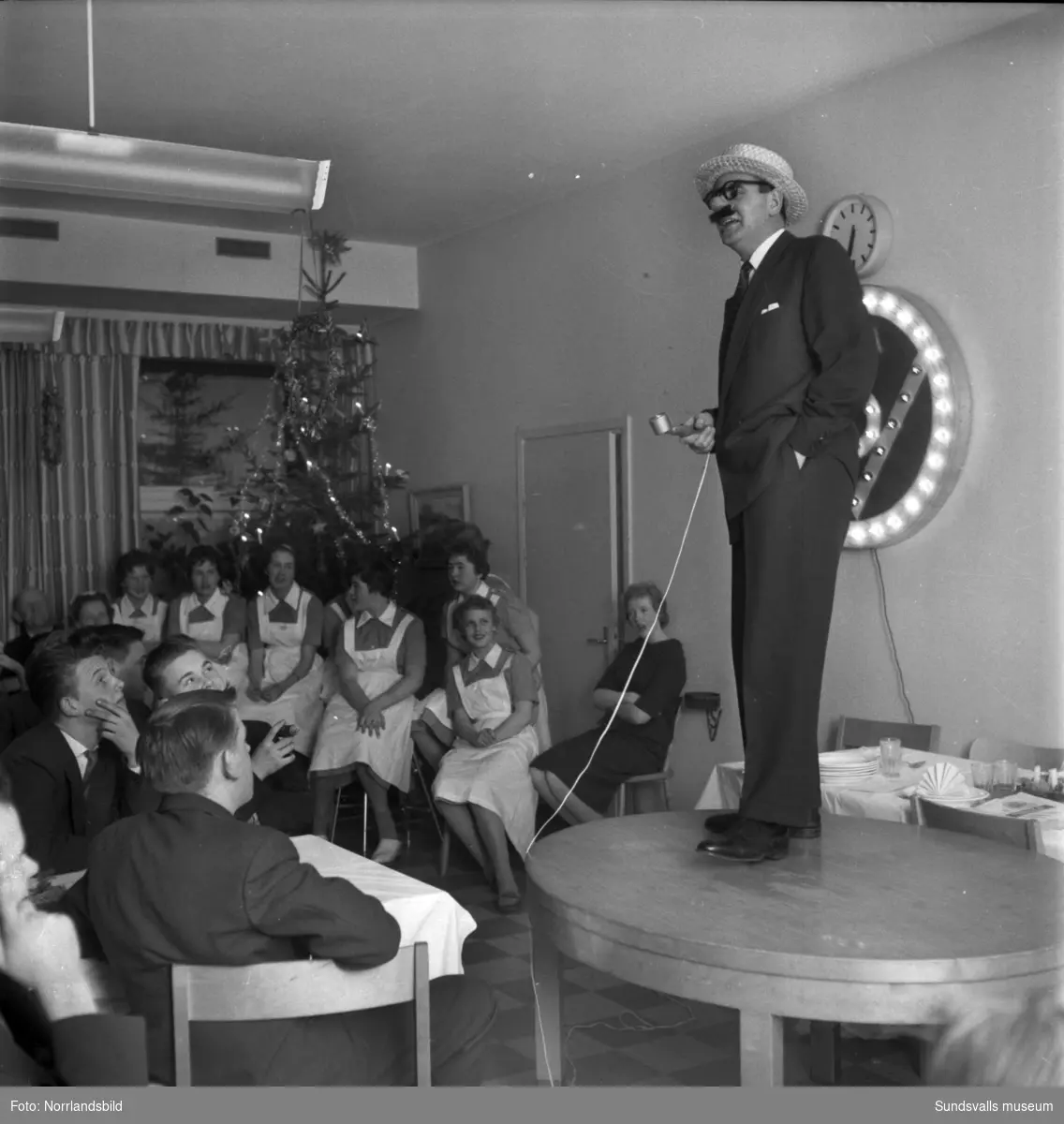 Julfest på Verkstadsskolan 1958.