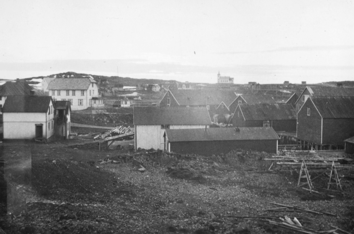Boliger og bygninger på en ukjent plass i Finnmark
