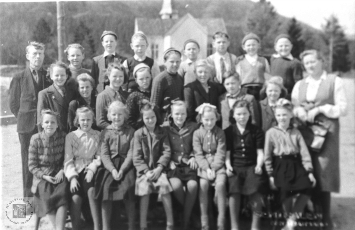 Laudal skole 1950.