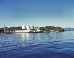 Oljedepot oljetanker