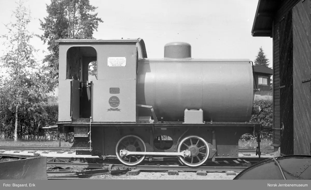 Dampakkumulatorlokomotivet PAAL på Jernbanemuseet