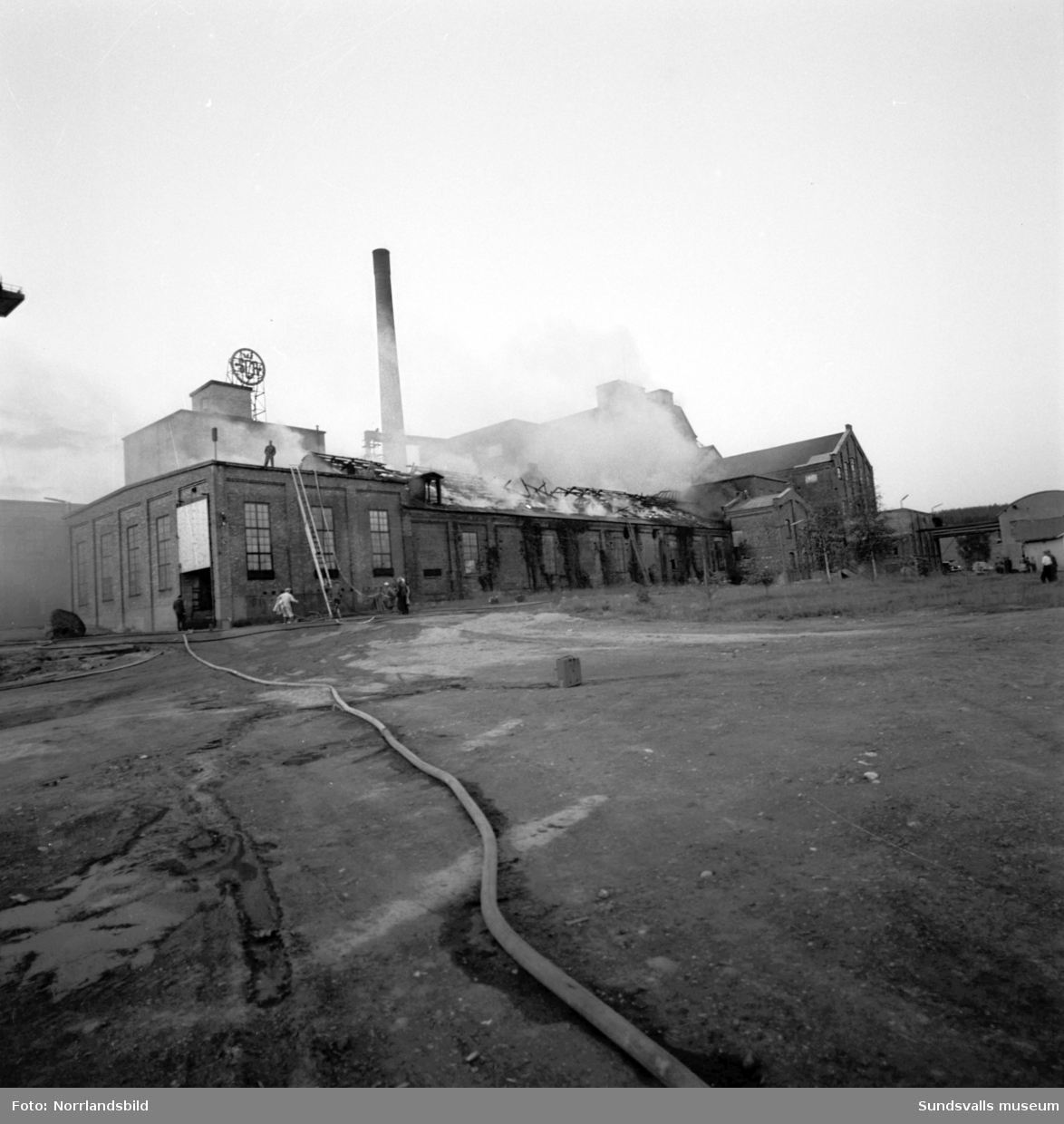 Eldsvåda i Essviks fabrik.