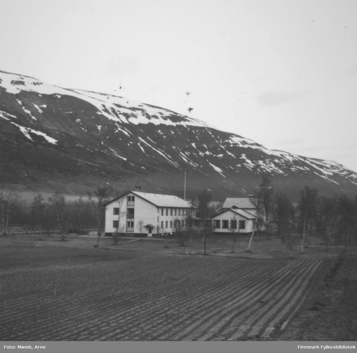Finnmark landbruksskole i Bonakas i 1958.