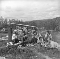 Sonja Lappalainen, Asbjørn Gabrielsen, Jenny Drannem, Turid 