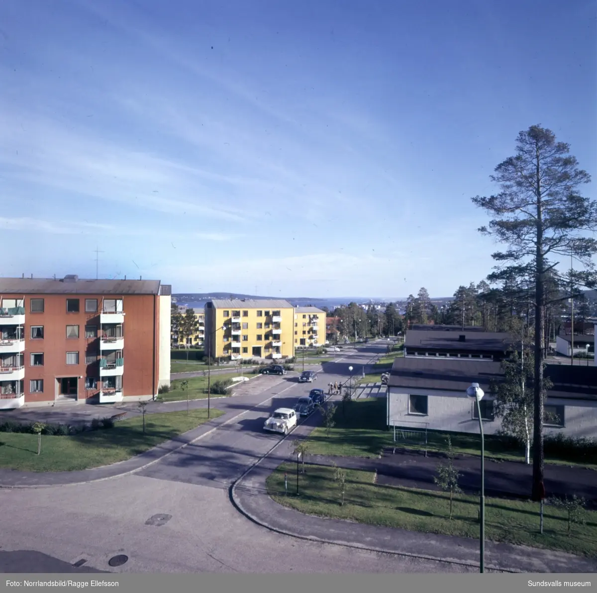 Bostadsområdet Tallkronan vid Tomtegränd-Tallrotsgatan i Haga.
