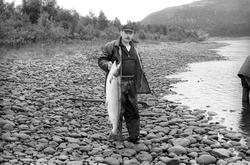 Fangst med person(er).