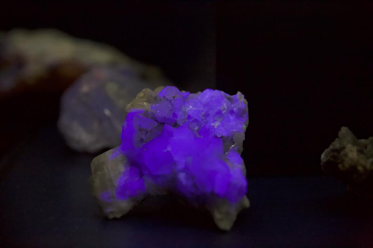 Fluoriserende mineraler (Foto/Photo)