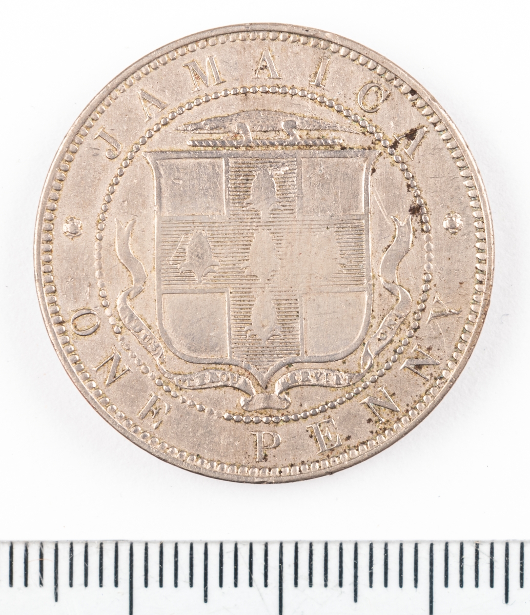Mynt Jamaica 1869, 1 Penny.