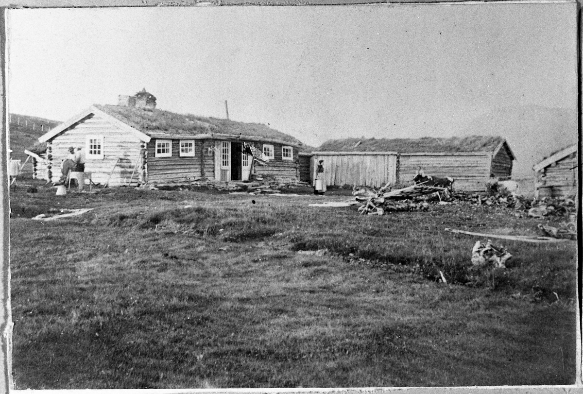 Sæterhus, muligens et sted i Torpefjellet ca. 1925.