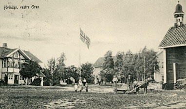 Hvinden vestre i Vestre Gran, ca 1910. Foto: Randsfjordmuseet. (Foto/Photo)