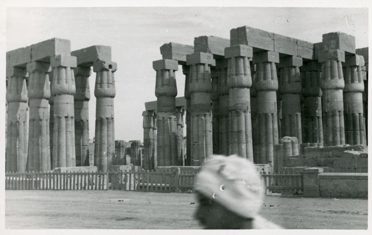 Reisen til Ægypten. Febr.34. Tempelet i Luxor