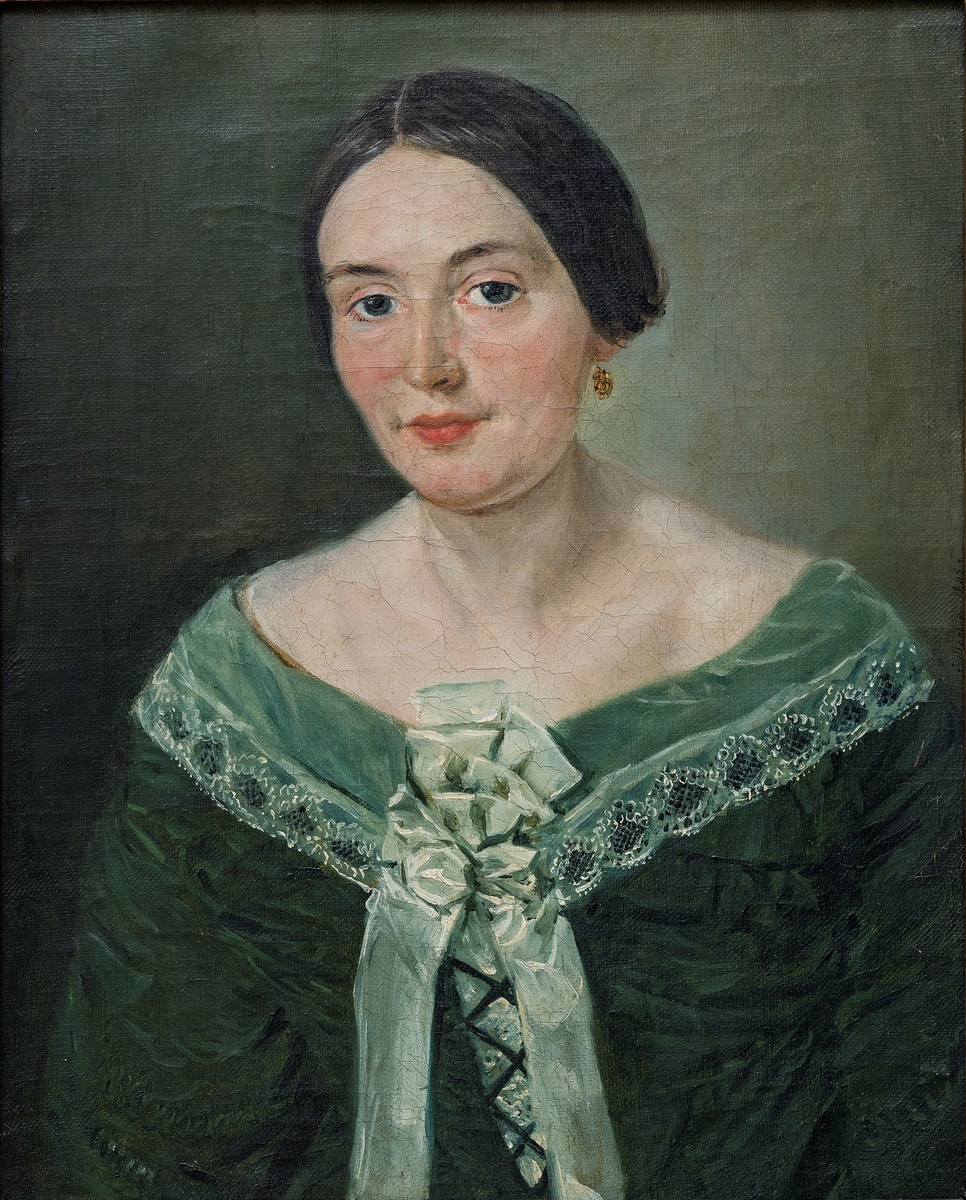 Portrett av billedskjærer Christian Georg Wille og hustru Emilie Charlotte [Maleri]