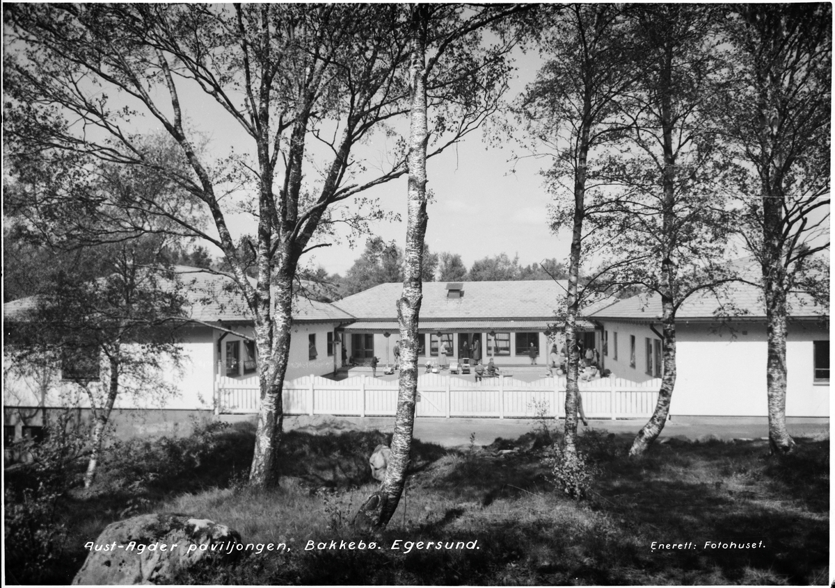 Aust-Agder paviljongen på Bakkebø hjem og arbeidsskole.