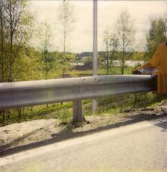 Vedlikehold av guardrail langs E18 i Arendal