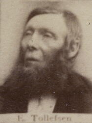 Hytteknekt Elias Tollefsen (1825-1897) (Foto/Photo)