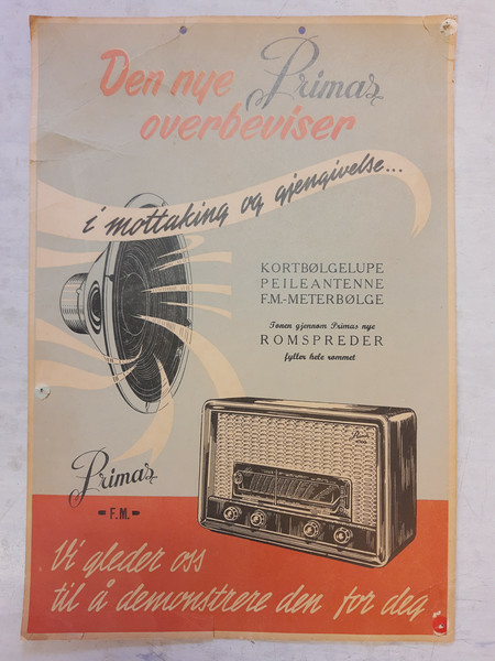 Stilisert tegning av radioapparat