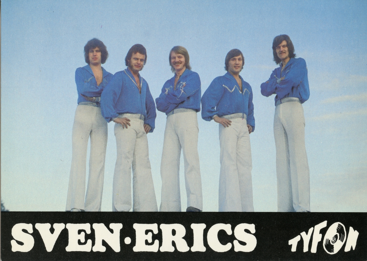Vykort på dansbandet Sven-Erics.