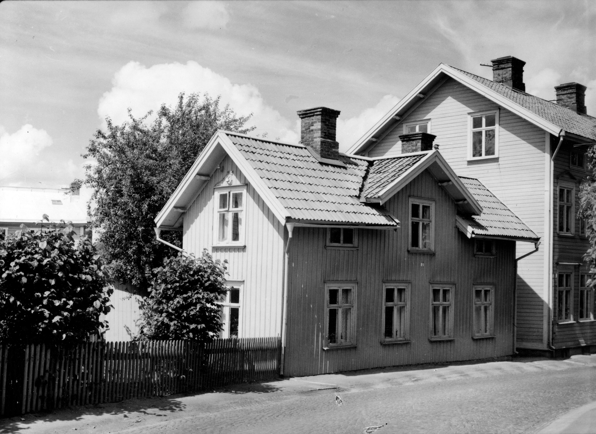 Östertullsgatan 1. Från NM:s byggnadsinventering 1957.