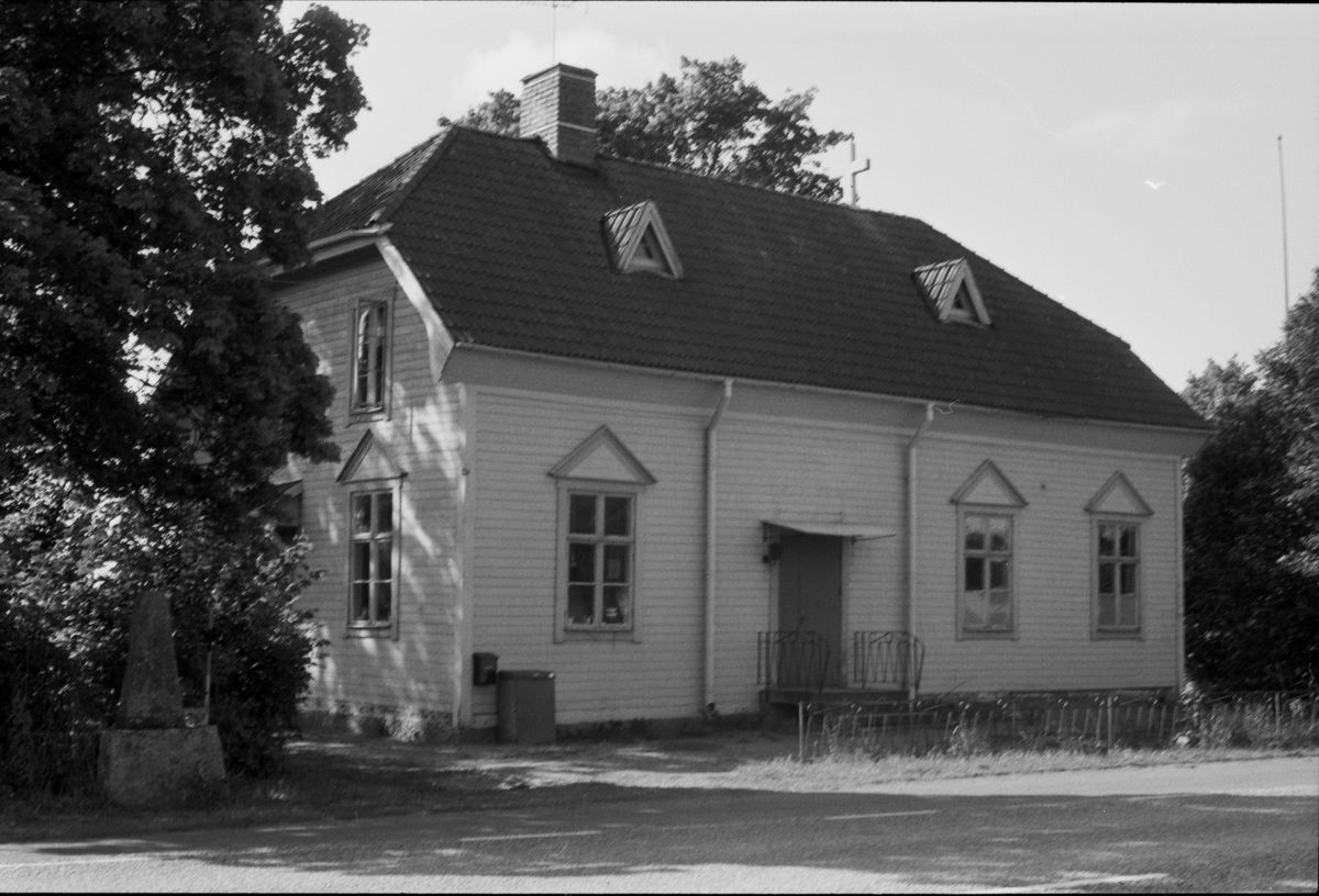 Bostadshus f.d. missionshus, Brunna, Salavägen 1, Finnsta, Vänge socken, Uppland 1984